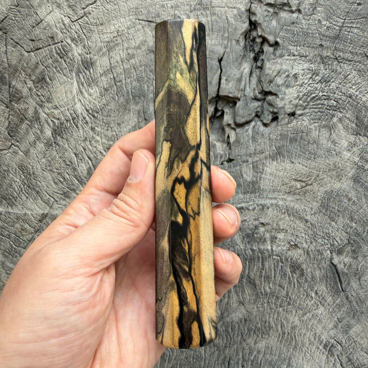 I - 10 Two tone Ebony Wa handle, Mono -  140 mm