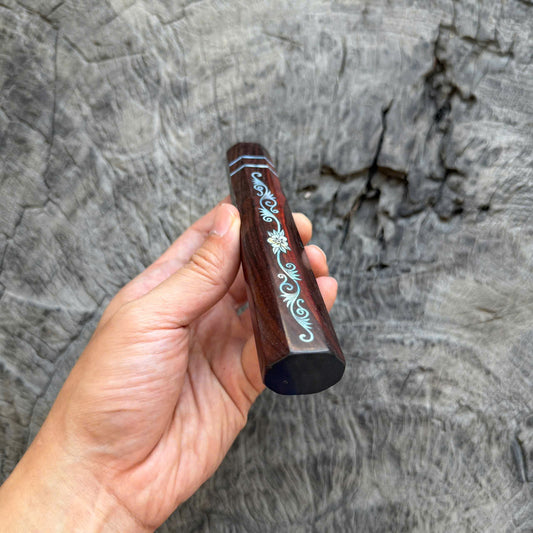 I -Siamese Rosewood with Mother of Pearl Inlay, Mono, 140mm handle