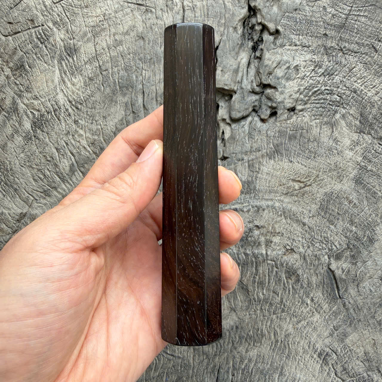 I- 3 Black Siamese Rosewood Wa handle, Mono - 135mm