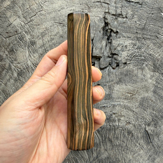 I - 2 Macassar ebonyWa handle, Mono- 130mm