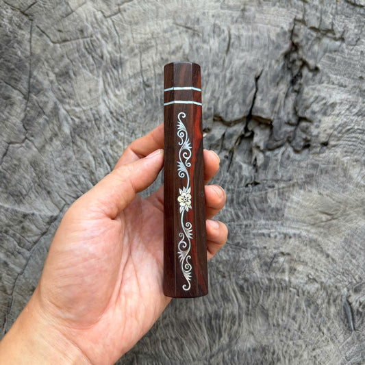 I -Siamese Rosewood with Mother of Pearl Inlay, Mono, 140mm handle