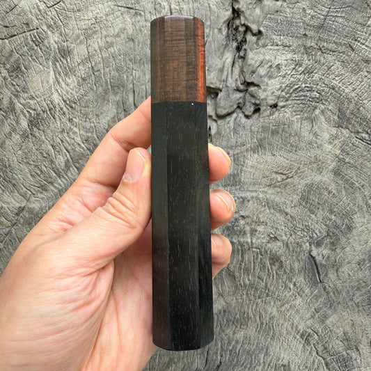 I - 1 Black Ebony Wa handle, Micro Curly Rosewood Ferrule-  140 mm