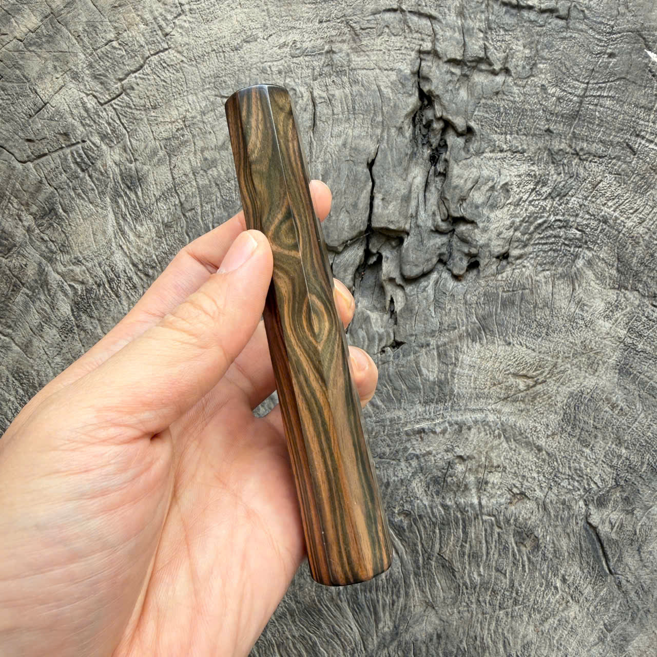 I - 2 Macassar ebonyWa handle, Mono- 130mm