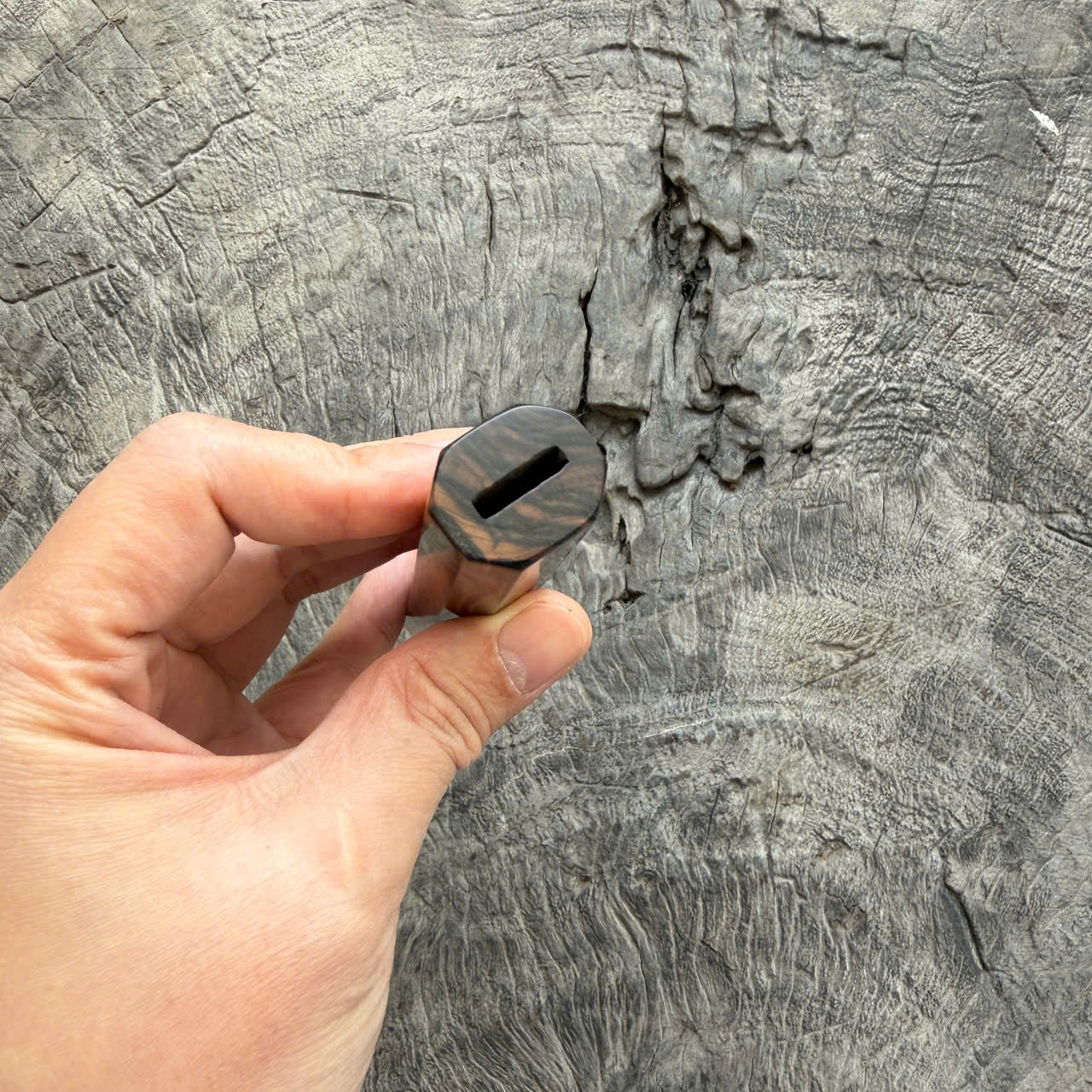 I - 2 Macassar ebonyWa handle, Mono- 130mm