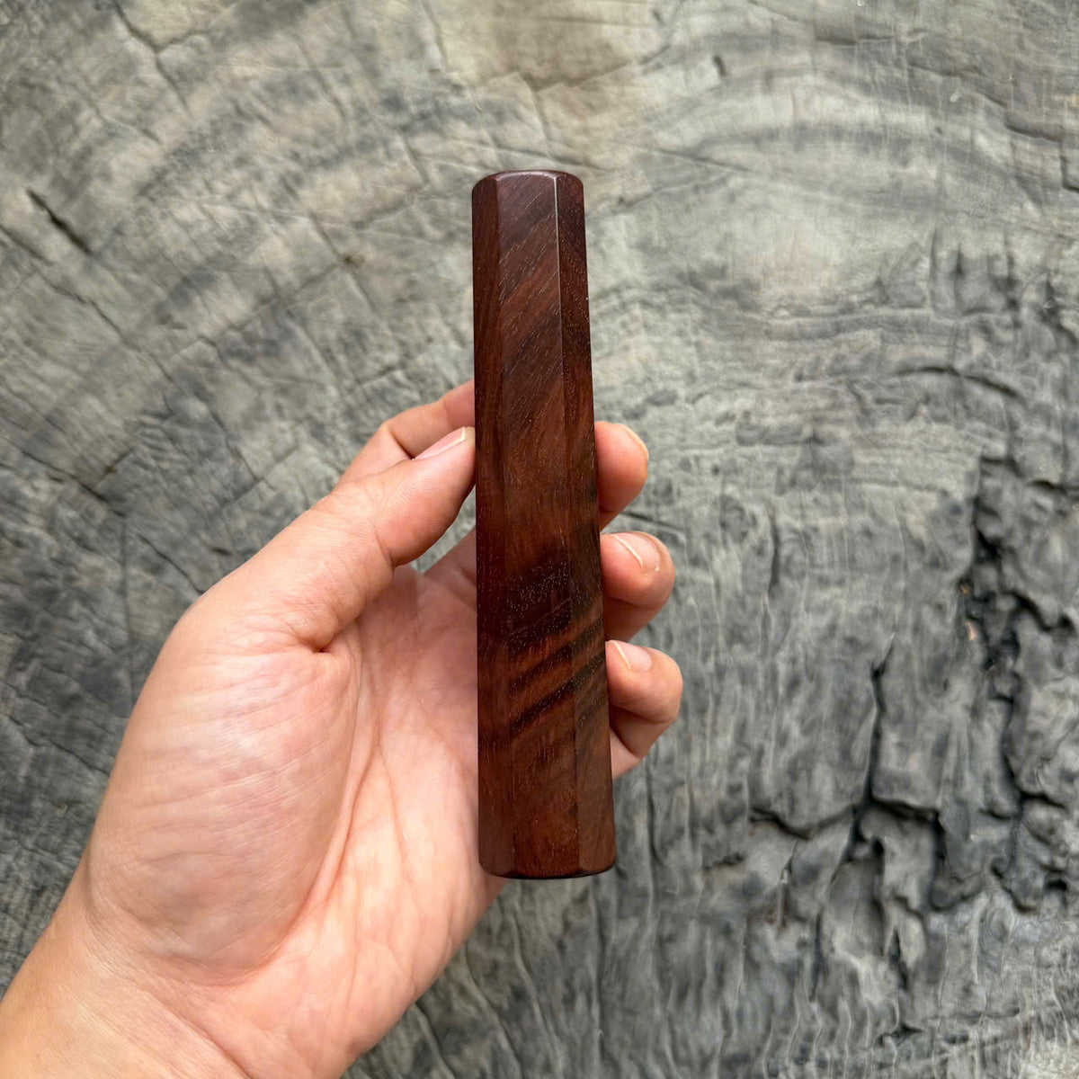 I - 63 Curly Siamese Rosewood Wa handle, Mono, 140mm handle