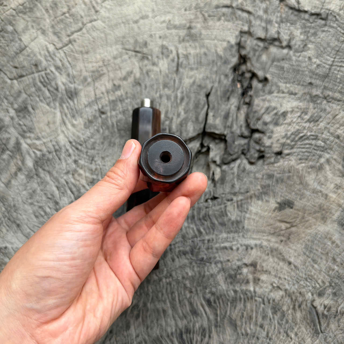I- Set of Custom Wooden Portafilter Handle & Steam Knob Set, A1