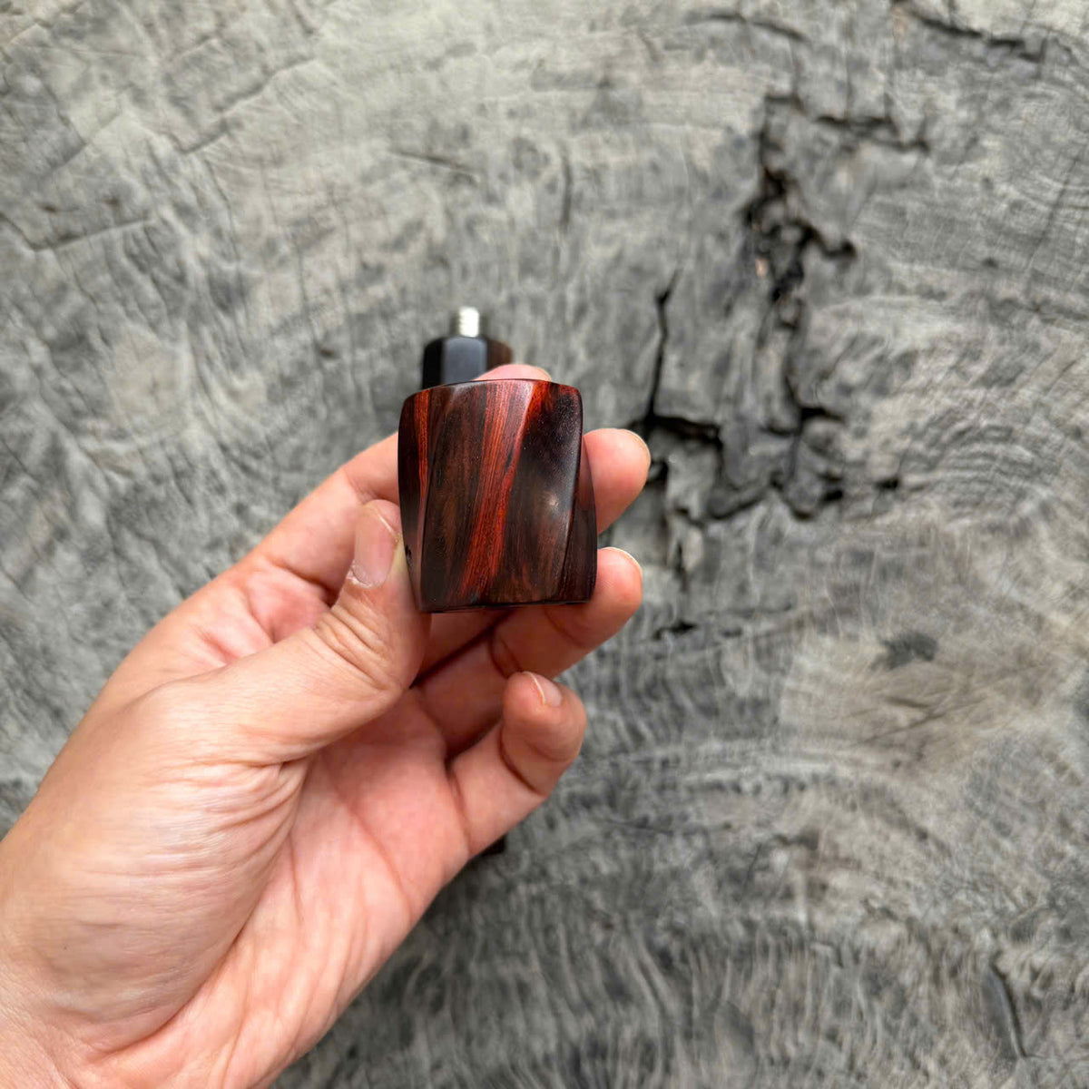 I- Set of Custom Wooden Portafilter Handle & Steam Knob Set, A1