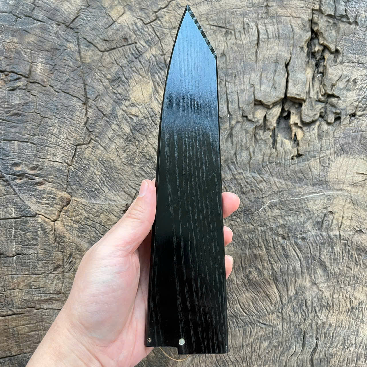 Custom Wooden Saya – Handmade Wooden Sheath for Knives
