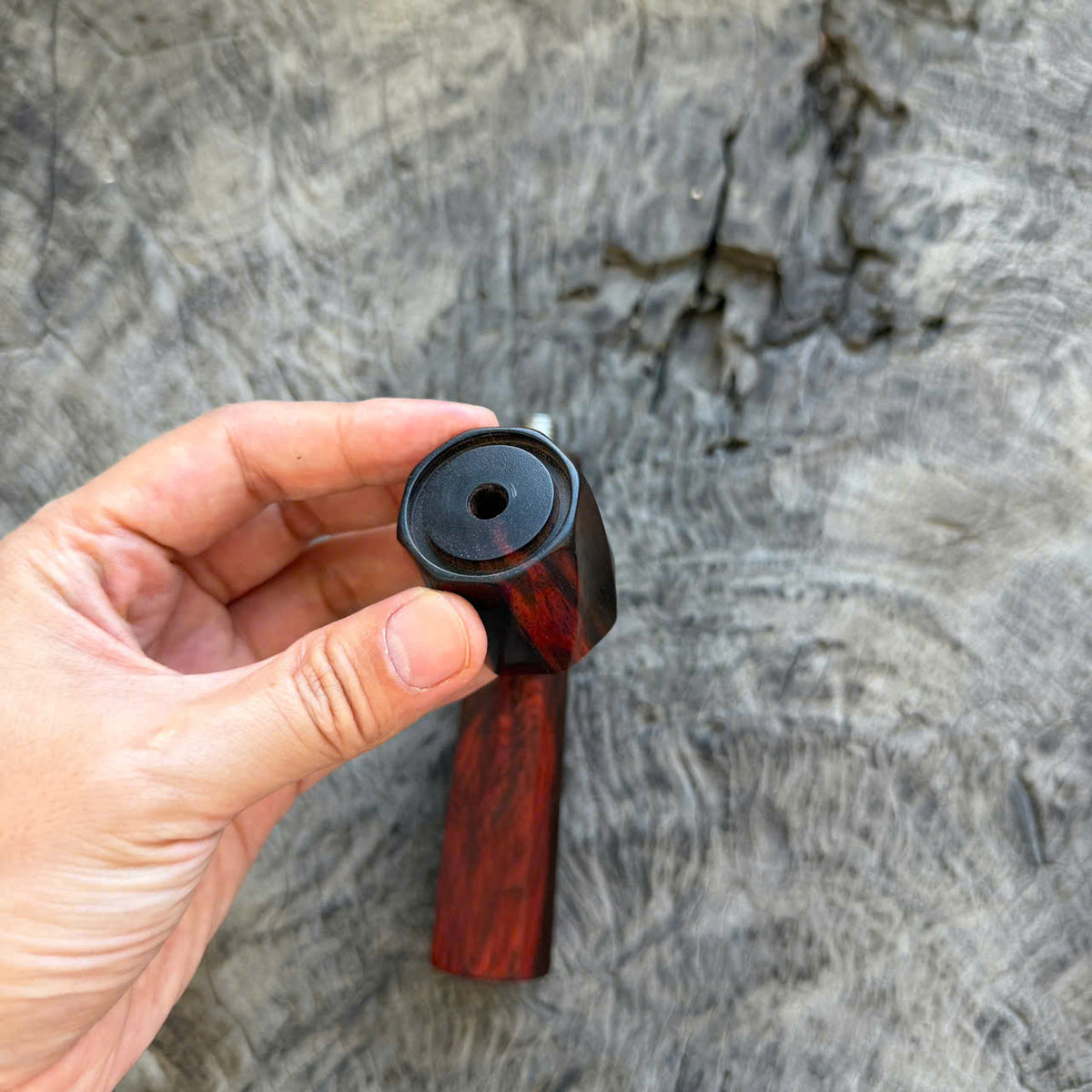 I- Set of Custom Wooden Portafilter Handle & Steam Knob Set, A2