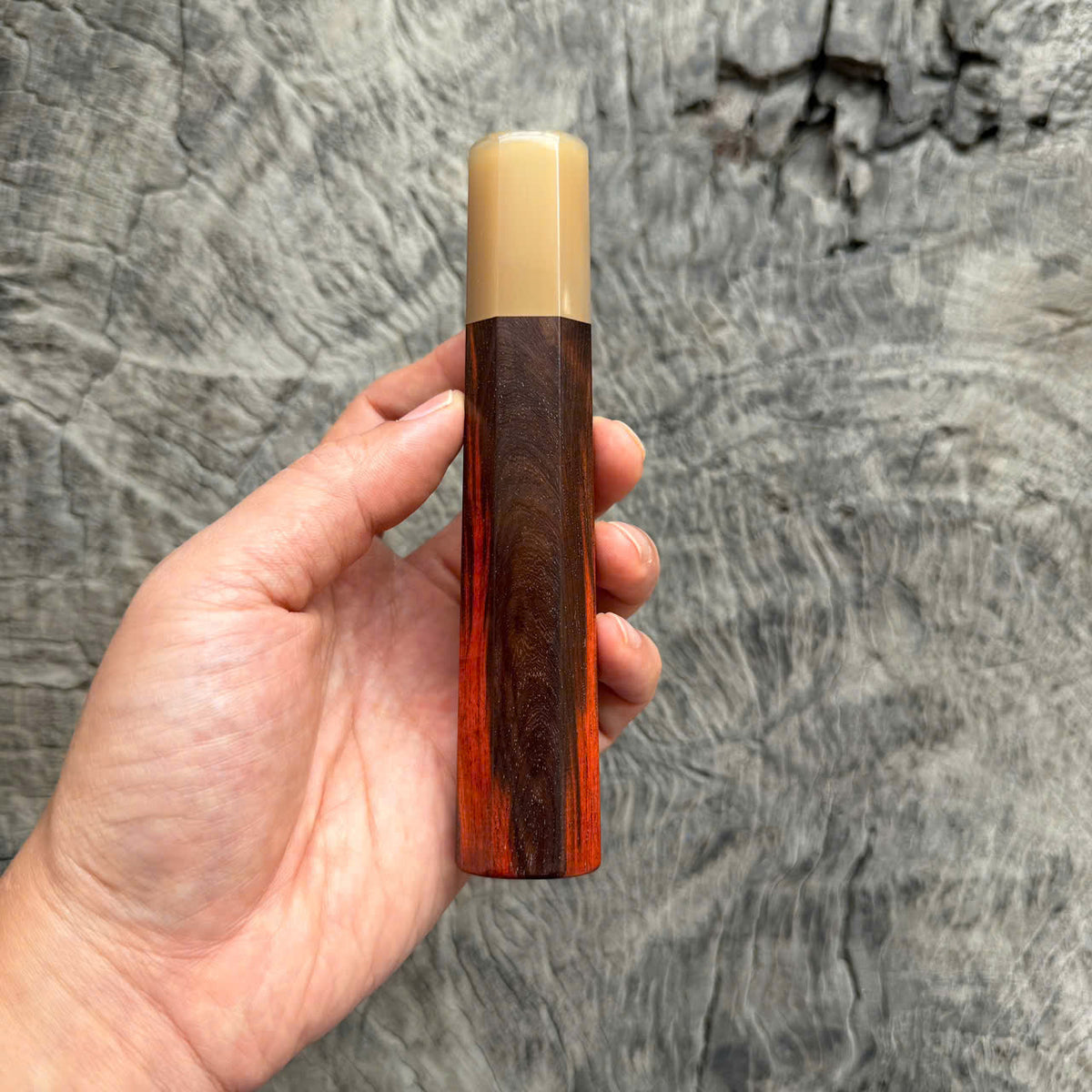 I -50 Siamese Rosewood Wa handle, White horn Ferrule, 140mm