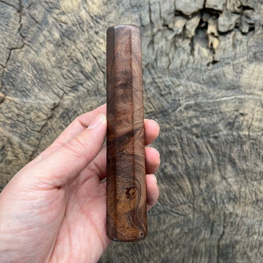 I - Dark burl Wa handle, Mono - 140mm