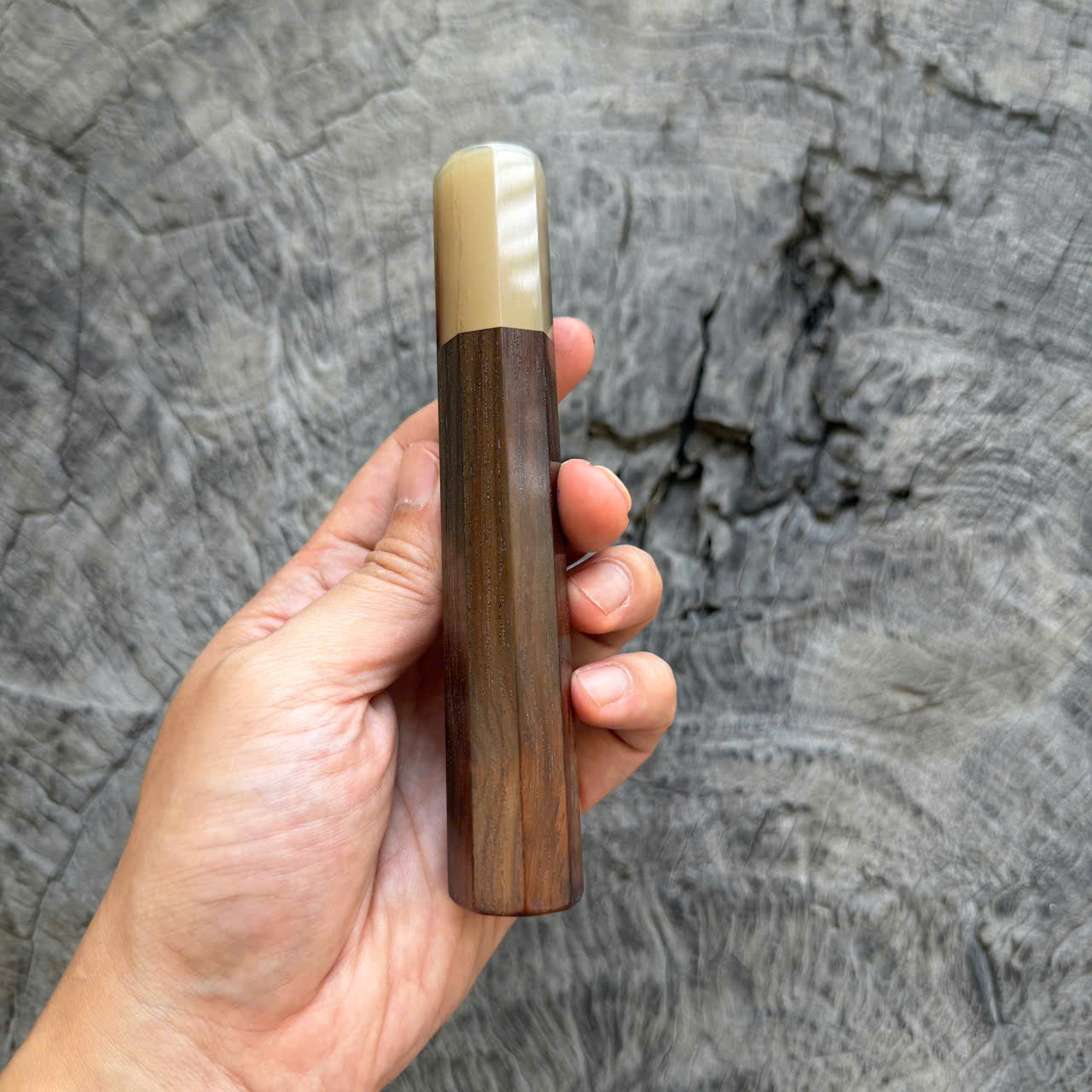 I - 45 Siamese Rosewood Wa handle,  Ferrule, 140mm handle