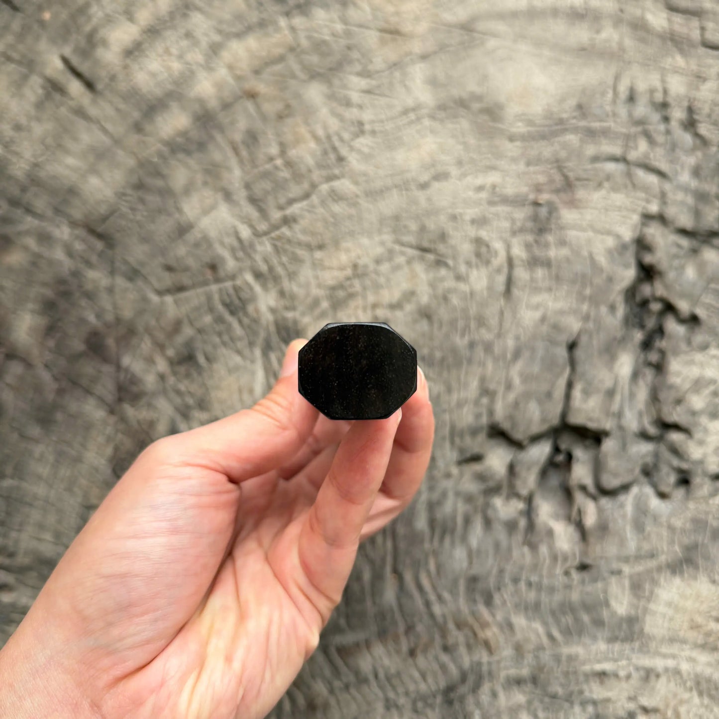 I - Rare Curly Black Siamese Rosewood, Black Horn Ferrule, Black VG10 spacer- 145 mm