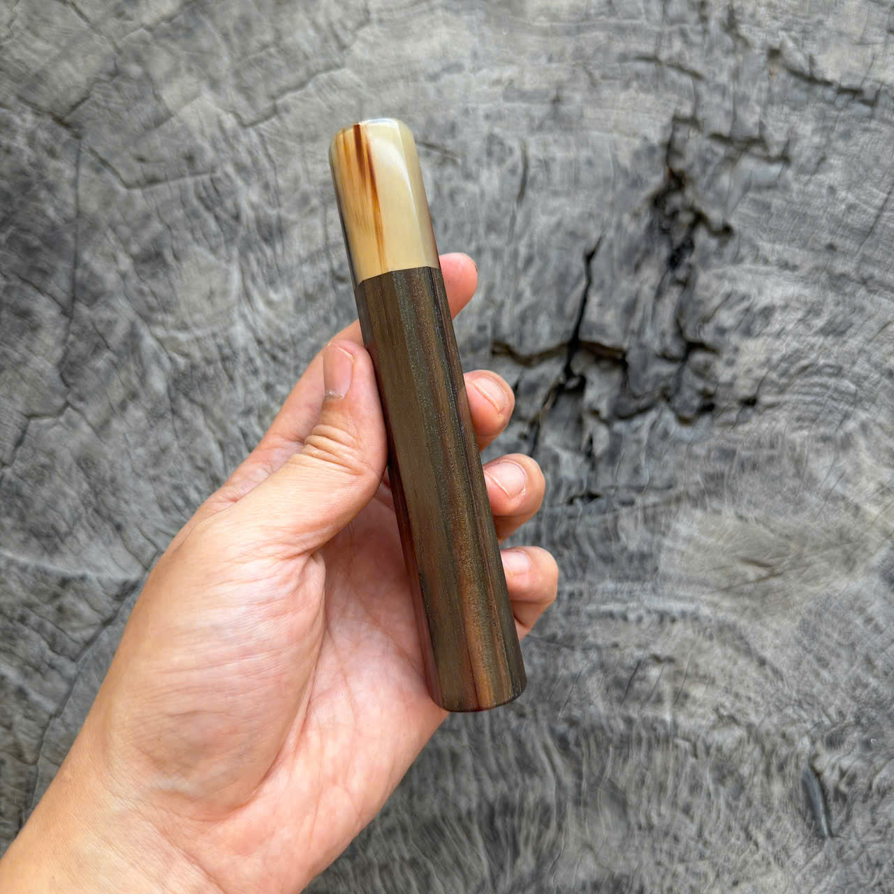 I - 45 Siamese Rosewood Wa handle,  Ferrule, 140mm handle