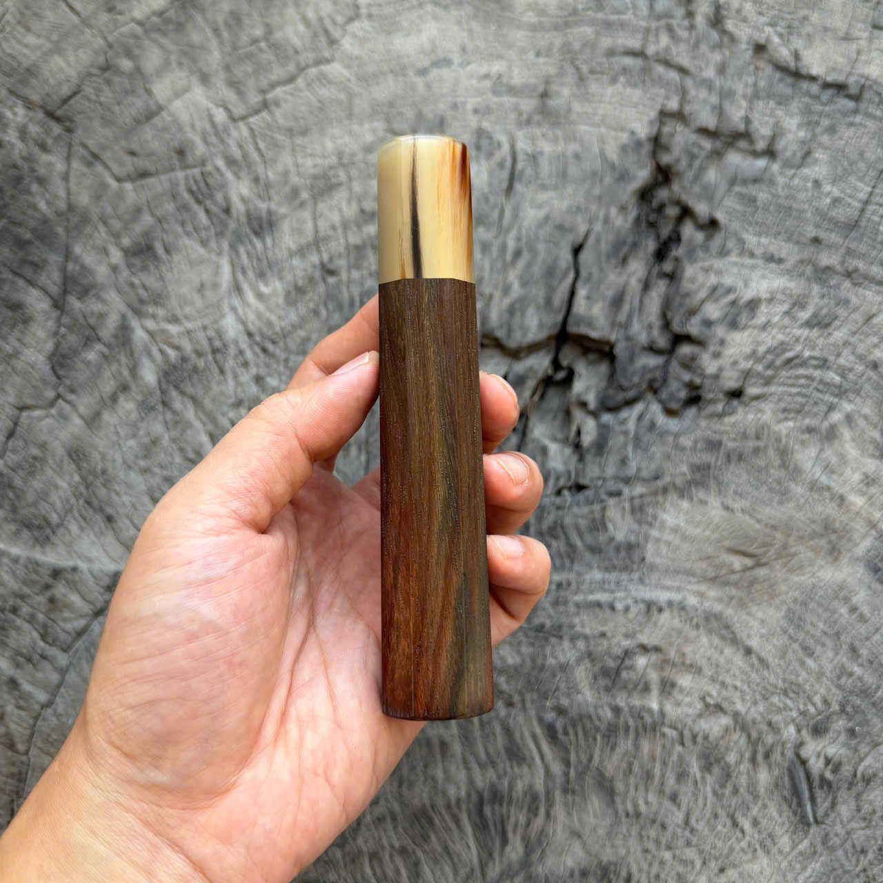 I - 45 Siamese Rosewood Wa handle,  Ferrule, 140mm handle