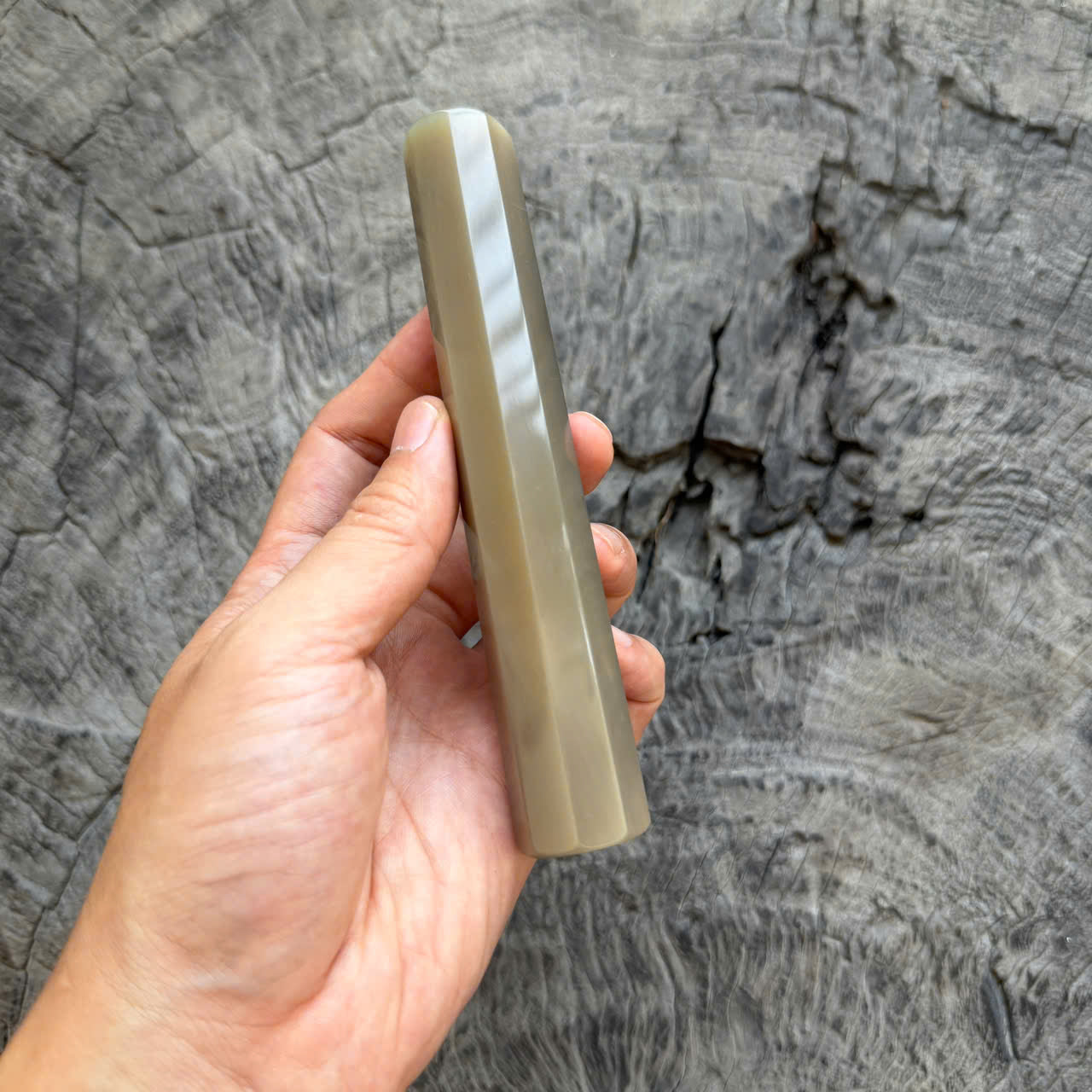 I - 11 Full White horn Wa handle, 145 mm handle
