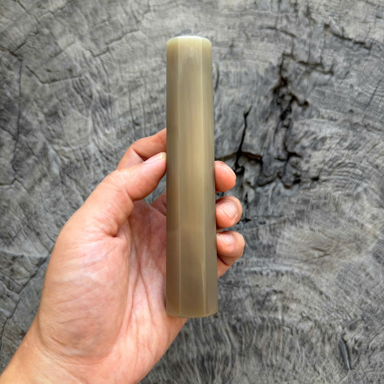 I - 11 Full White horn Wa handle, 145 mm handle