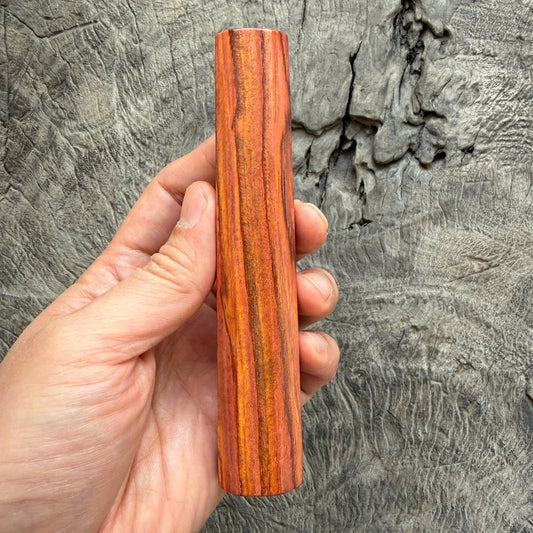 I- 17 Nice Red Huanghuali wood Wa handle, Mono - 135mm