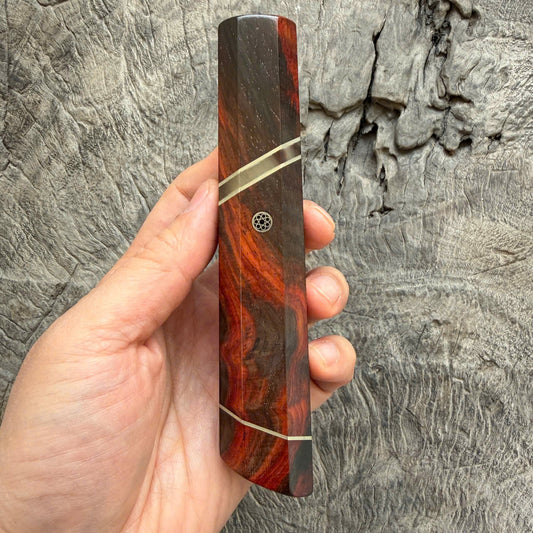 I - Super Siam Rosewood Wa handle, Angled  Nickel Horn spacer - 145 mm