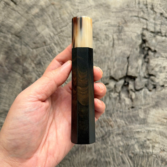 I- 26 Ebony Wa handle, Marble horn ferrule- 135mm