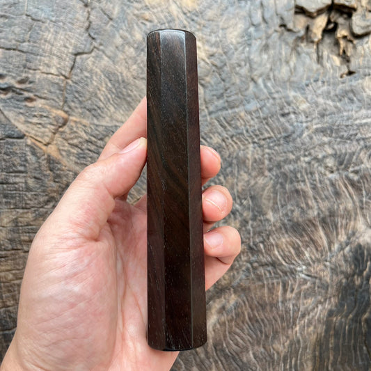 I -Rare Mono Black Siam Rosewood Wa handle - 145mm