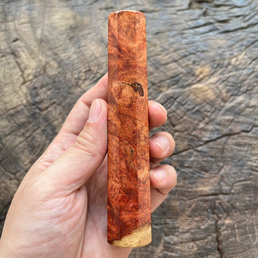 I- 11 Mono Burl Amboyna Wa handle - 135mm