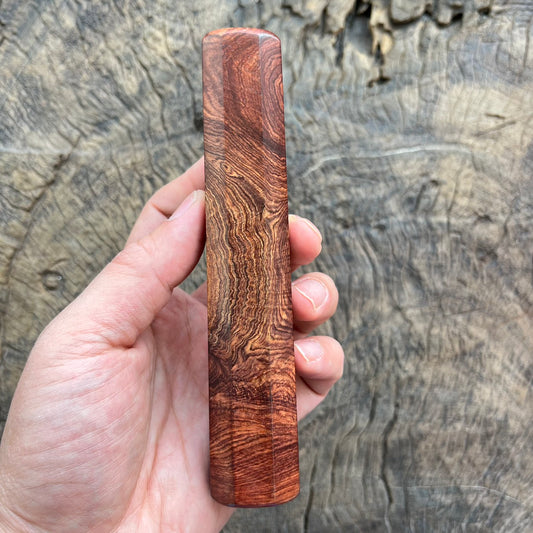 I - Super Grain Curly Rosewood wa handle, Mono- 145mm