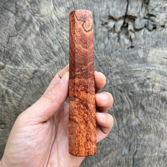 I - 6 Burl Rosewood Wa handle,  Mono - 140mm