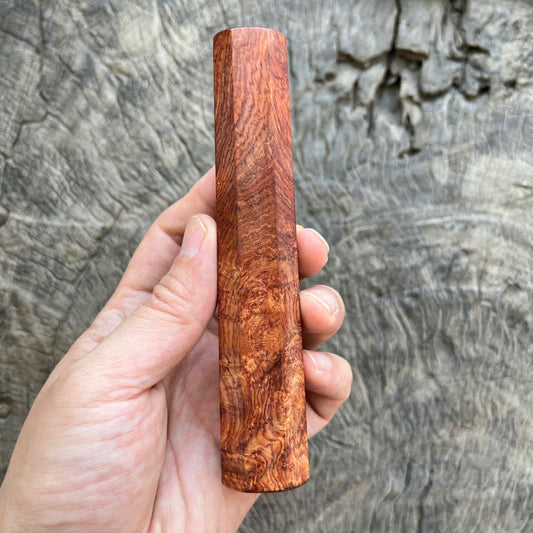 I - 6 Burl Rosewood Wa handle,  Mono - 140mm