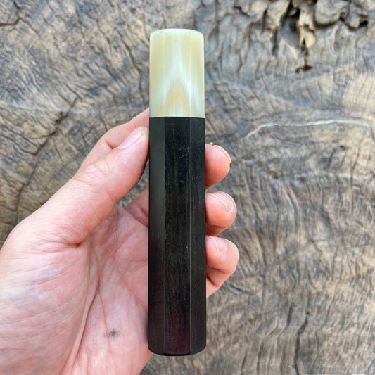 I - 4 Ebony Wa handle with Ivory horn - 130mm