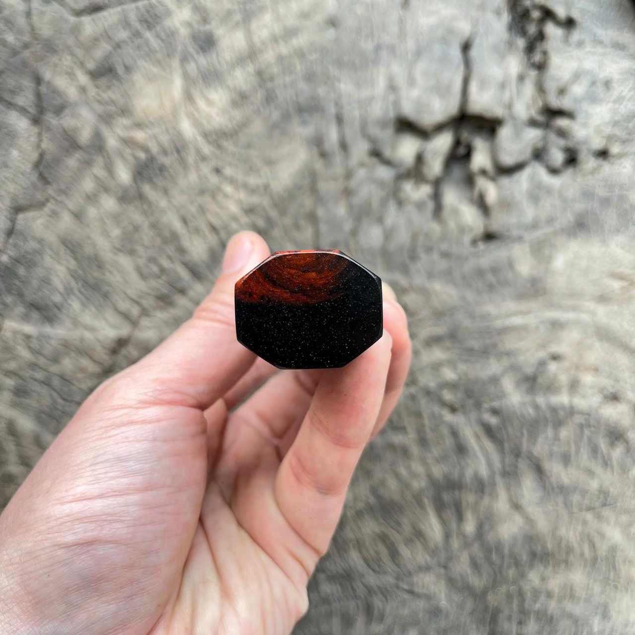 I - Rare Black Red Siamese Rosewood, Mono- 145mm