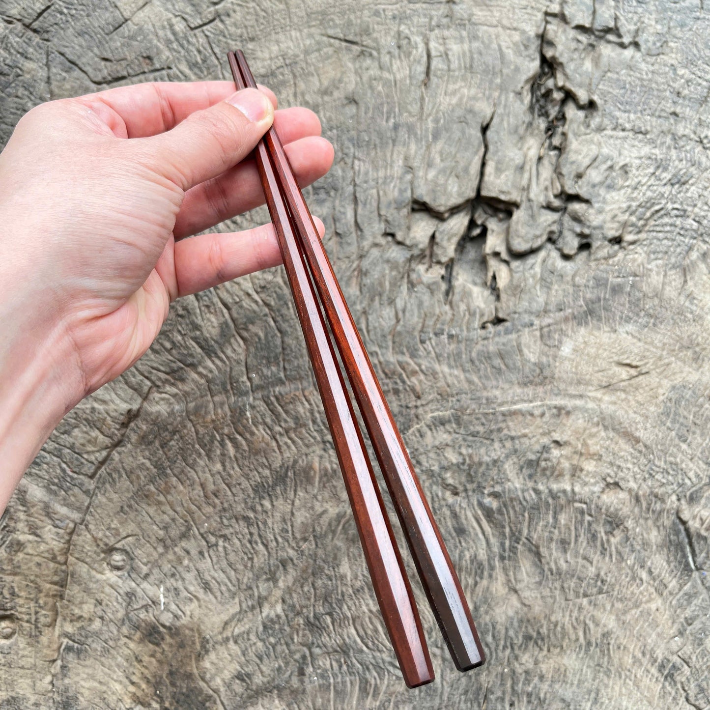 Octagonal, Eight-sided Siam Rosewood Chopstick, Pro version