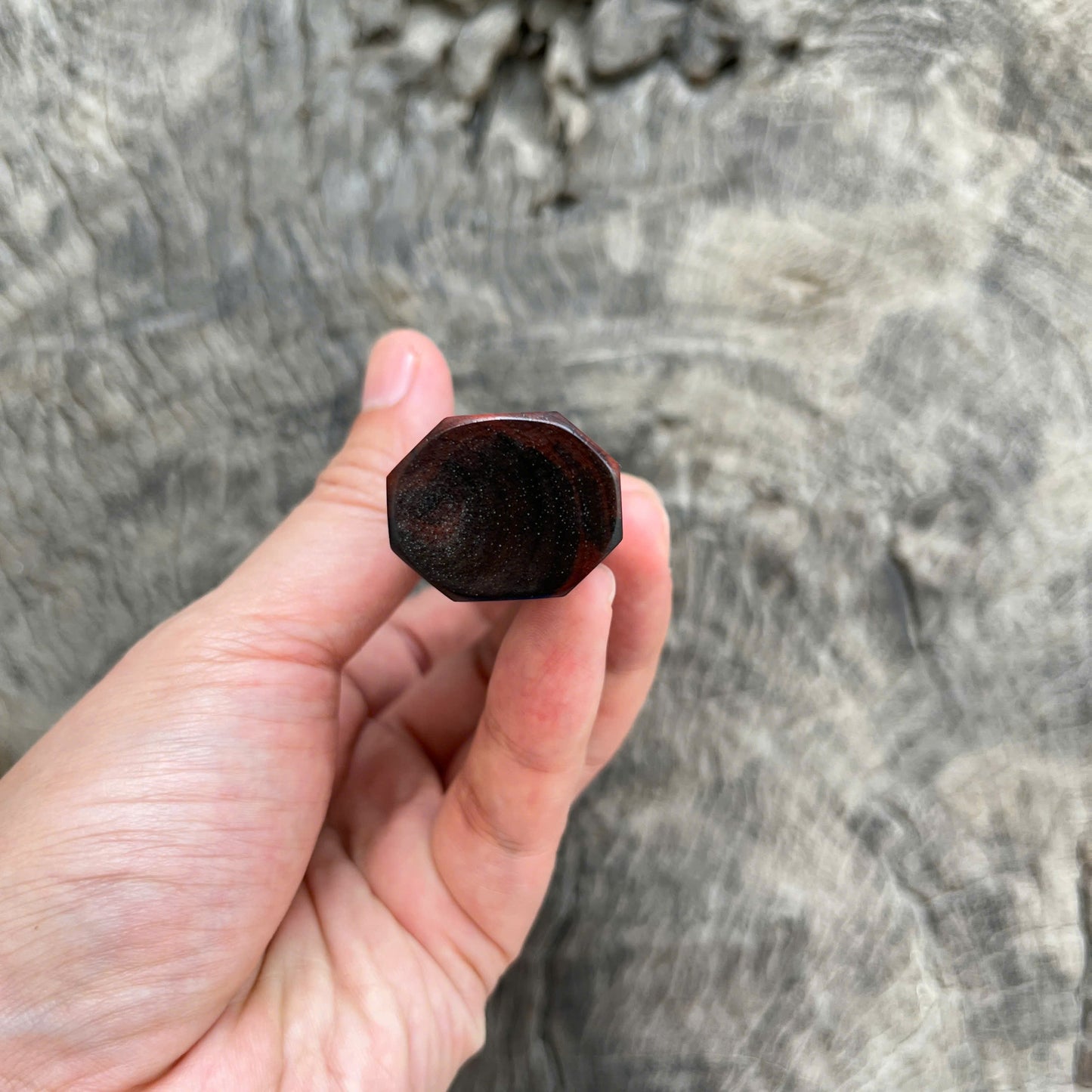 I- 19 Siamese Rosewood Wa handle,Mono - 130mm