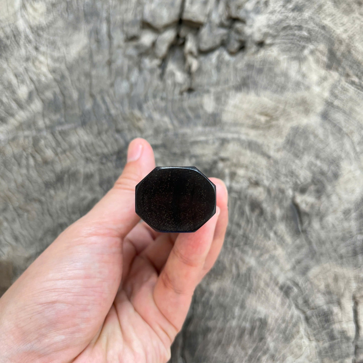 I -23 Siamese Rosewood Wa handle, Marble horn Ferrule - 145 mm