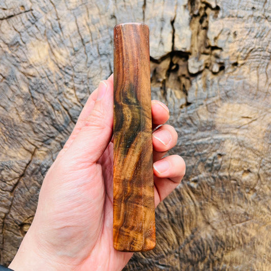 I-  Mono Curly Rosewood Wa handle -  140mm