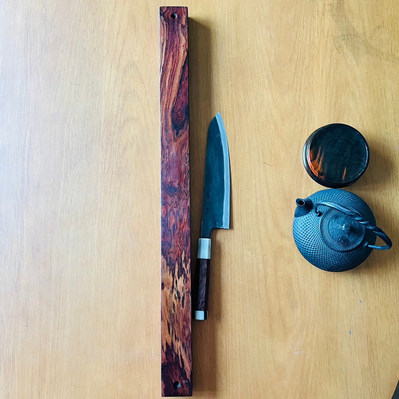 Multi Color Siamese Rosewood Magnetic Knife Bar 06